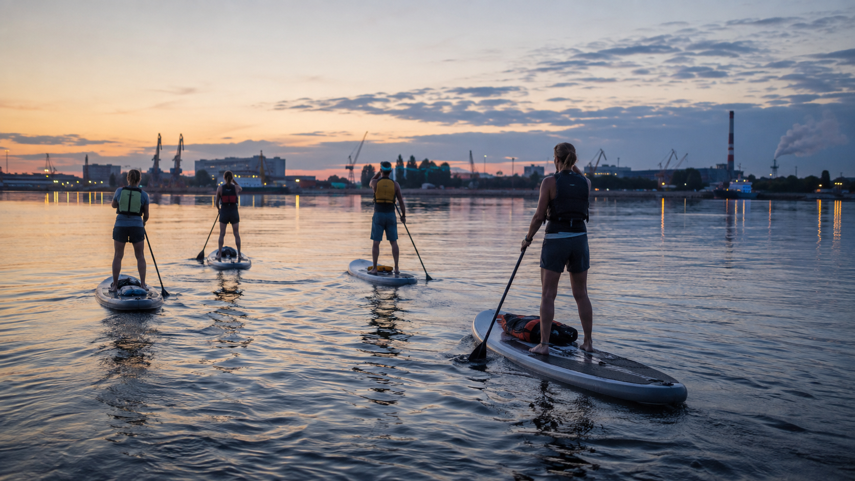 SUP vakari Rīgā
